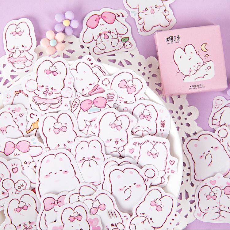 Planned Parenthood - 45 pcs/box Cute rabbit daily Kawaii
