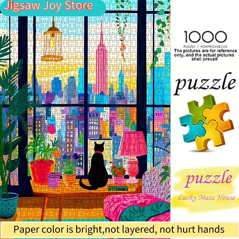 DIY Paper Puzzle, New York Cit - Plant Parental review and price