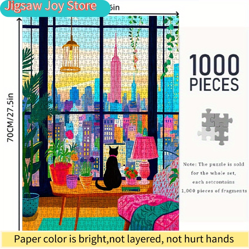 DIY Paper Puzzle, New York Cit - Plant Parental review and price