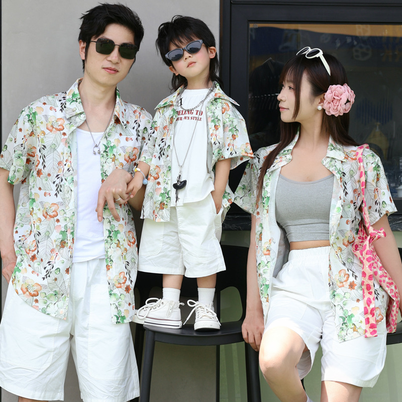 Holiday Look Parent-child Flor - Plant Parent Clothing review and price