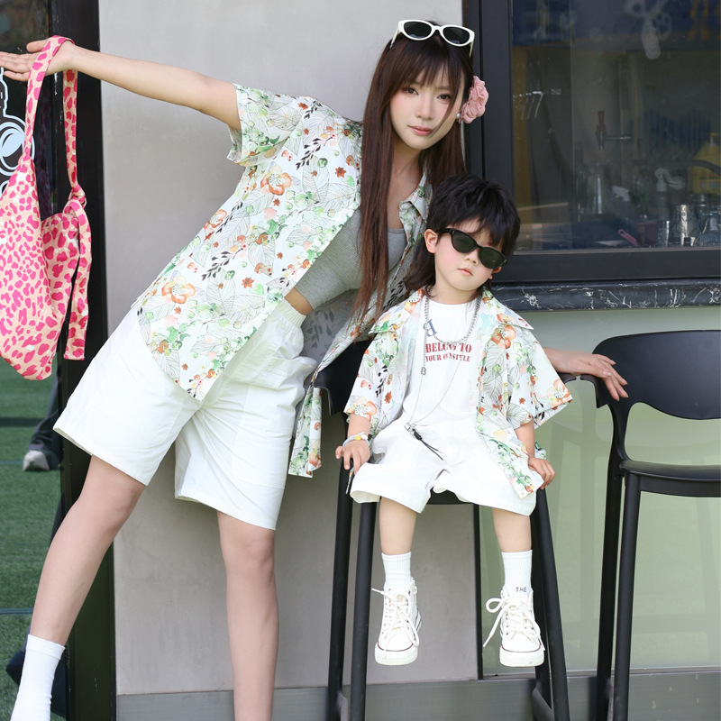 Holiday Look Parent-child Flor - Plant Parent Clothing review and price