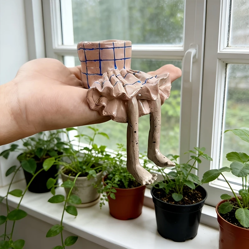 Whimsical Resin Leggy Planter  - Plant Parental review and price